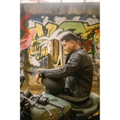 Richa Retro Racing Jacket Black Edition 8 Richa Retro Racing Jacket Black Edition -Mkc Moto Winkel 052366 100 4 Richa Retro Racing Jacket Black Edition