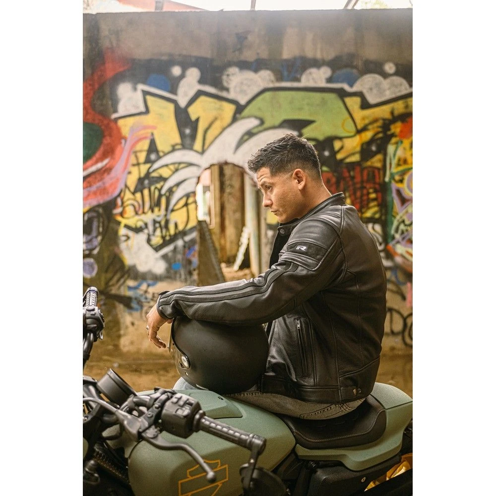 Richa Retro Racing Jacket Black Edition 4 Richa Retro Racing Jacket Black Edition - Afbeelding 4